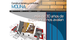 Desktop Screenshot of molinaconstrucciones.com